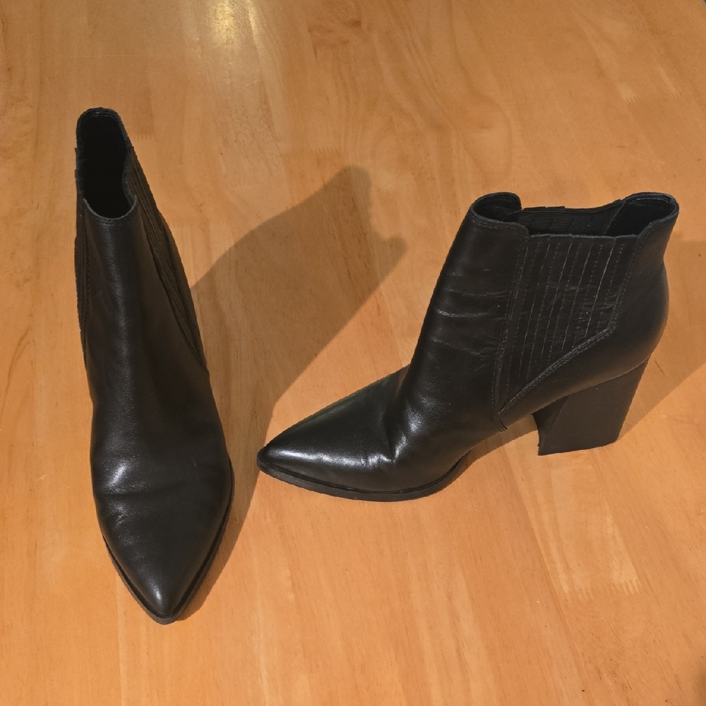 Marc Fisher Black Ankle Booties